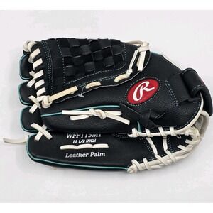 RAWLINGS FASTPITCH SOFTBALL WFP115MT 11.5" LEATHER BLACK GLOVE LHT